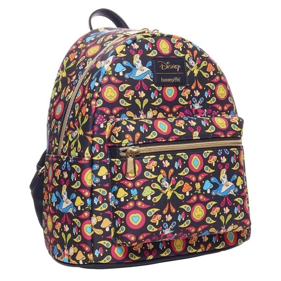 Loungefly Alice in Wonderland Retro Mini-Backpack EE Exclusive - Picture 5 of 7